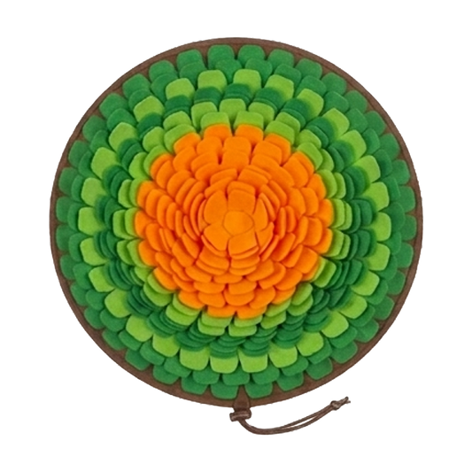 Pet Snuffle Mat 48x48cm | Interactive Foraging Feeder for Dogs, Cats & Small Pets | Foldable & Portable